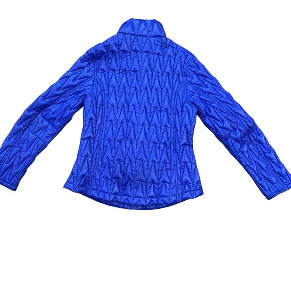 Skea Ltd Cobalt Blue Goose Down Packable Puffer Jacket Womens 12 Winter Ski Coat - Picture 3 of 13